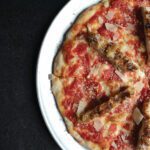 chicken parm pizza, chicken parmesan, upside down pizza
