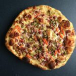 Pizza Giardiniera, pancetta, recipe