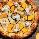 peaches and cream pizza
